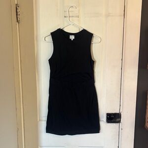 Blue Rain Black Mini Dress